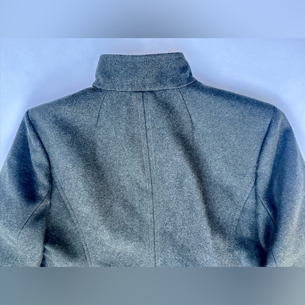 Banana Republic Mario Bellucci Military jacket Olive Double-Breasted Peplum, XL - Picture 9 of 16